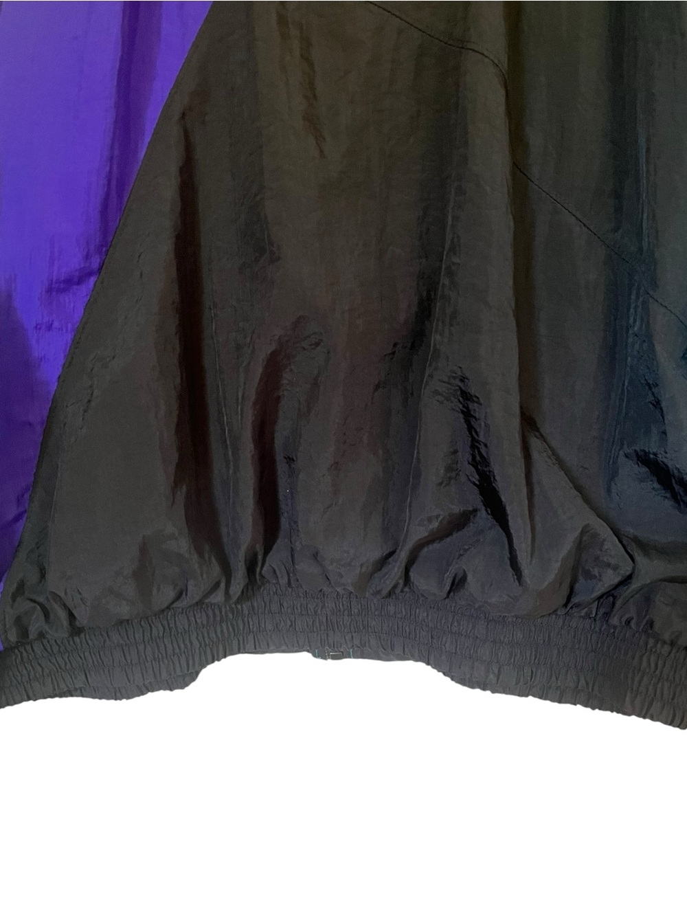 Vintage Puma Colorblock Windbreaker XL 90s Teal Purple Black - Picture 10 of 15